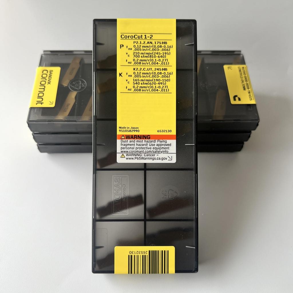 Sandvik / N123H2-0400-0008-TM 4325 / Оригинальная шведская пластина из твердого сплава 10 шт