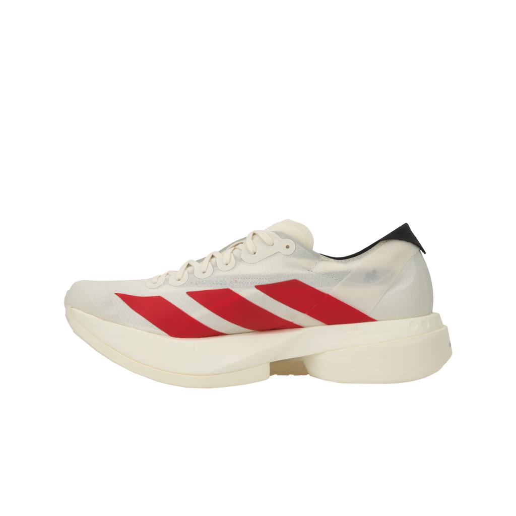 adidas Adizero Adios Pro 4 Бегать - значит жить! Мужские кроссовки кремовые молочно-белые алые JR6363