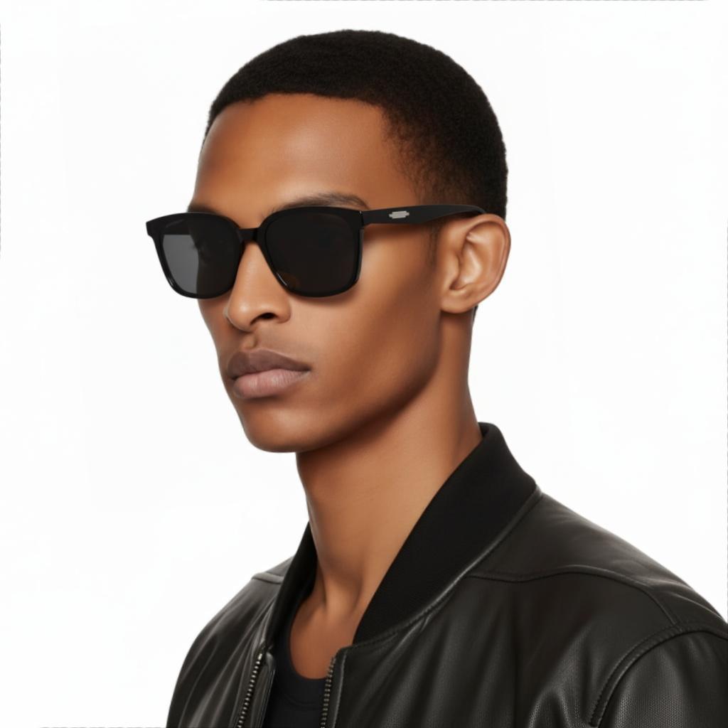 Gentle Monster Jackie 01 Comfortable Elegant Square Sunglasses Unisex sunglasses Black JACKIE-01