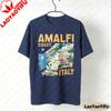 Amalfi Coast Shirt Italy Coastal Adventure TShirt Italian Beach Resort Clothing Unisex Daily Life Fashion Casual Cotton Tee Tops