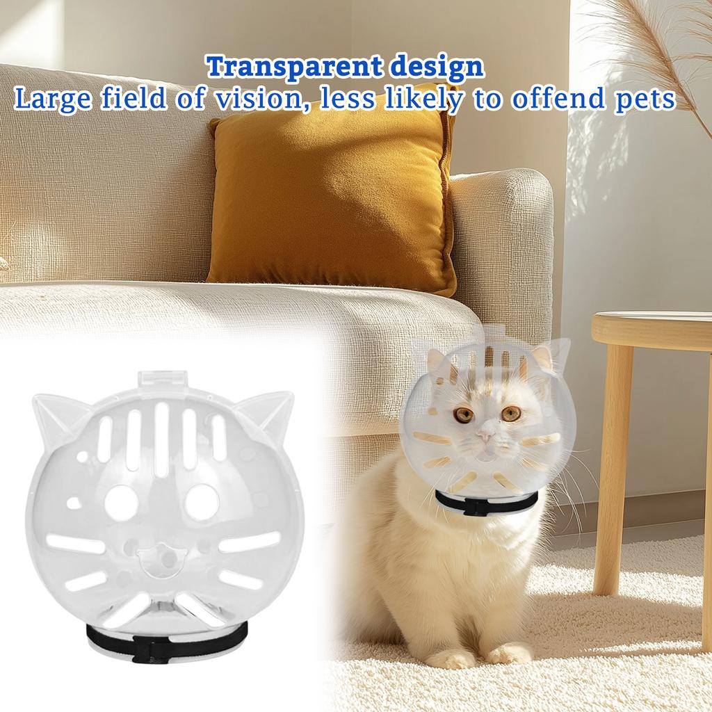 Cats Head Cover , Antis Bites, Fighting Ball Cover Cats Collar Antis Scratch Ring Pet Space Head Cover