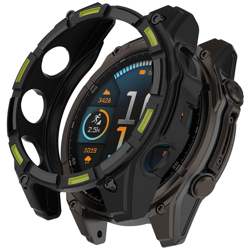 Защитный чехол-крышка для часов Garmin Fenix8 47мм / 51мм Мягкий ТПУ Смарт-часы Ударопрочный Защитный корпус Противоударный