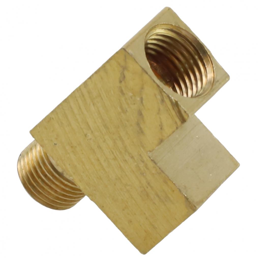 Brass T Distributor M X Note Oil Pressure Indicator T Distributor Angle Adapter