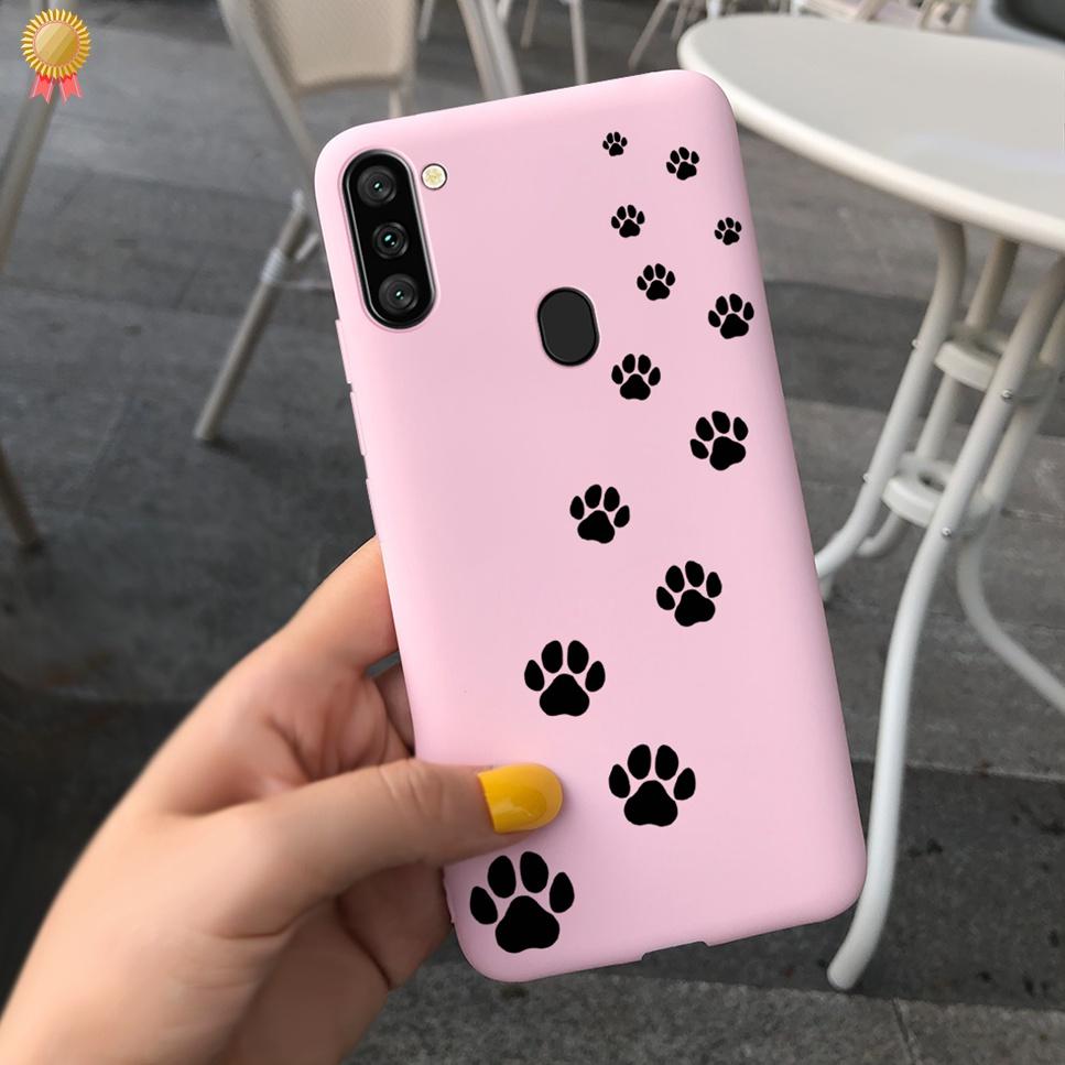 Чехол для Samsung Galaxy A11 Мальчик Девочка Забавный Мультяшный Кот Женщины Силиконовый Задний Чехол Для Samsung Galaxy A 11 SM-A115F 6.4 Funda Чехол