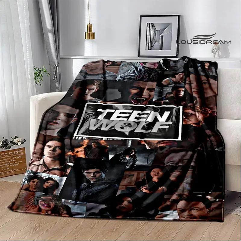 Movie Teen Wolf printed BlanketS Picnic blanket Warm blanket Soft and comfortable Home travel blanket bed linings birthday gift