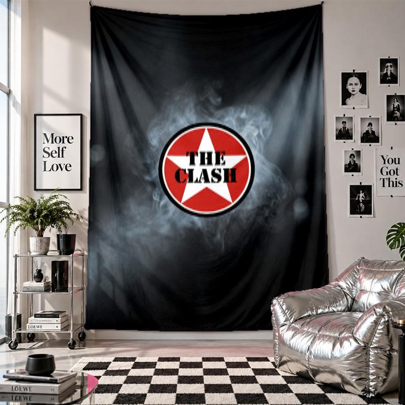 Стена с изображением The Clash Настенный гобелен Домашний декор Настенное панно для спальни Гостиной Фона