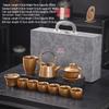 CL Private Collection 10-предметный керамический чайный набор с глазурью из старинной печи