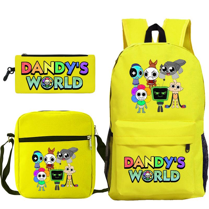 Game Merchandise Printed Backpack Primary And Secondary School Schoolbag Combination Set