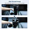 Car Cup Holder Expander, Cup Holder Expander For Car With Stretchable Rubber Base, Large Cup Holder Adapter Compatible With Yeti, Hydro Flask,
