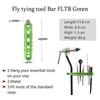 Aluminum Streamlines Fly Tying Accessory Caddies Efficient Tool Organization Fly Fishing Tool Baits Tying Tool Holder
