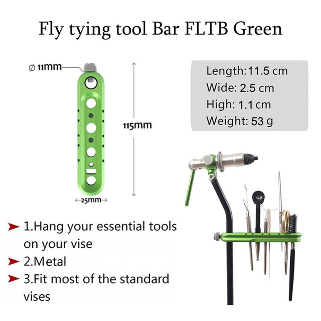Aluminum Streamlines Fly Tying Accessory Caddies Efficient Tool Organization Fly Fishing Tool Baits Tying Tool Holder