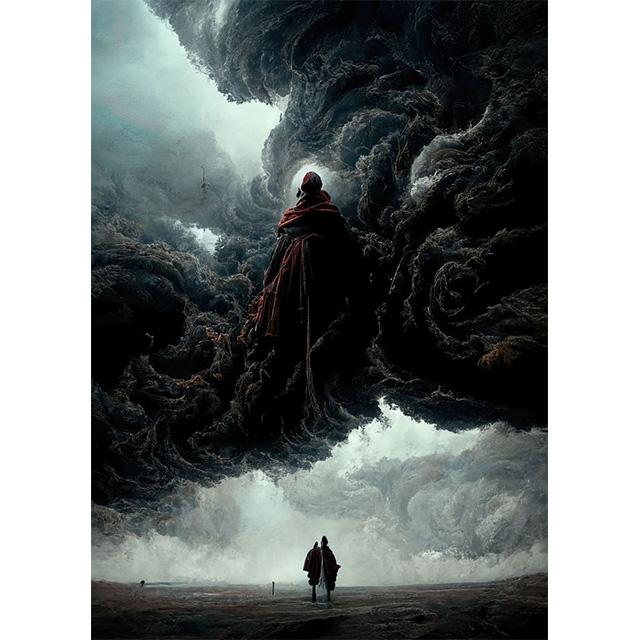 Abstract Outer World Storm Traveler Prints Poster Canva Painting Modern Wall Art Picture For Living Room Bedroom Home Decoration