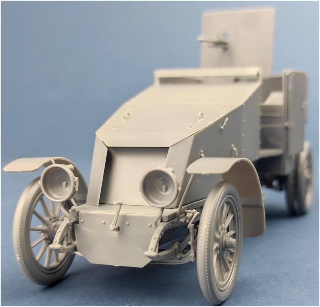 Copperstate Models 1/35 Французский бронеавтомобиль 1914 года Тип ED Пластиковая сборная модель COP35013 (Формованный цвет)