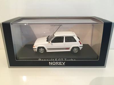 Norev Масштабная модель Renault 5 GT Turbo 1989 Белый Готовая модель 1/43