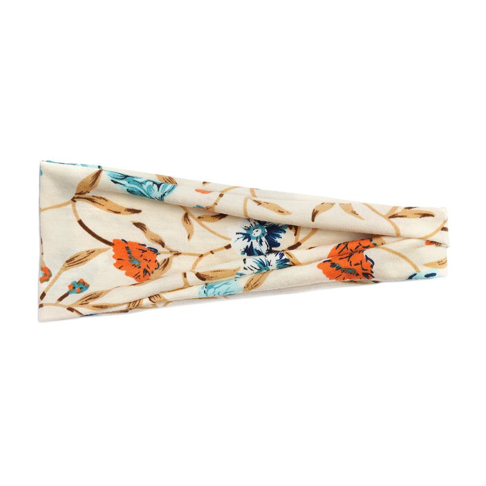 Цветочная маленькая цветочная женская спортивная повязка на голову повязка для йоги впитывающий пот пояс антиперспирант широкополый головной убор