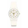 Наручные часы Swatch 34 мм Белый Bishop SO28W106-S140 Классические Повседневные Простые