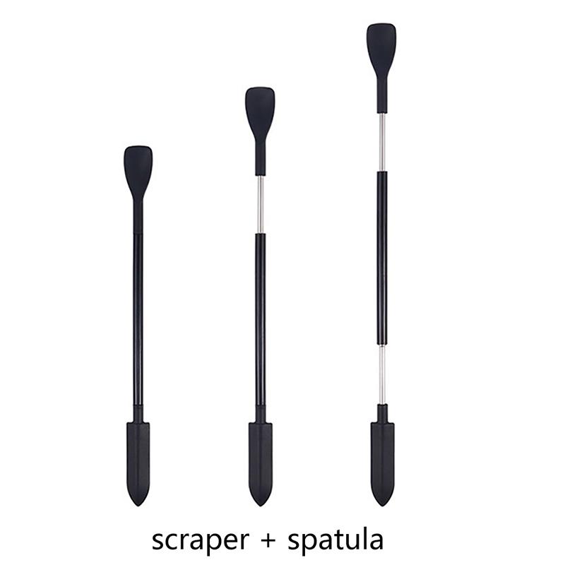 1 шт. силиконовый скребок с двойной головкой, косметический набор скребков для крема, инструменты для макияжа