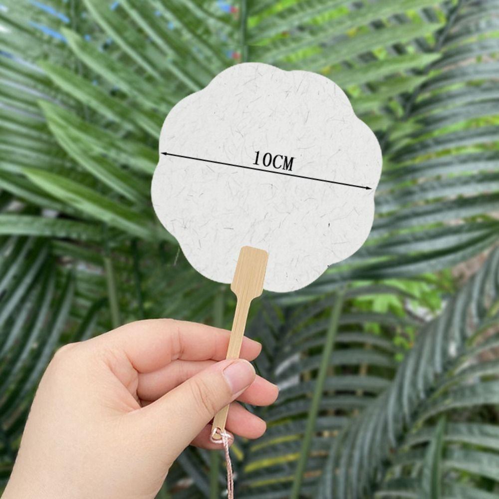 Мини-групповой веер Xuan бумажный веер двухсторонний пустой маленький веер расписанный вручную креативный веер DIY лакированный веер ручной веер рукоделие