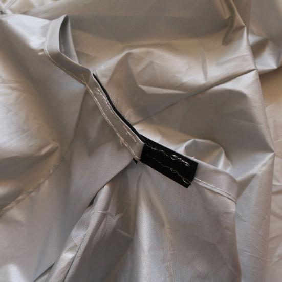 Adult Barber Cloak Silver-Gray Foldable Three-dimensional Haircut Cape Apron Combo for Professional Hair Styling