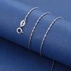 925 Silver Stacked Silver Necklace Luxury Collarbone Chain Elegant Glitter Choker Necklace  Bride