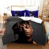 Новый постельный комплект Juice Wrld Односпальный Полуторный Двуспальный Кингсайз Звезды Juice Wrld Комплект постельного белья Взрослый Мальчики Спальня Комплекты пододеяльников 3D 018