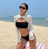 Source a seaside vacation swimsuit female Korean version ins new split bikini sexy swimsuit