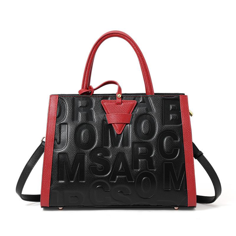 Новая модная женская сумка из коровьей кожи большой вместимости на осень и зиму, сумка через плечо, кроссбоди