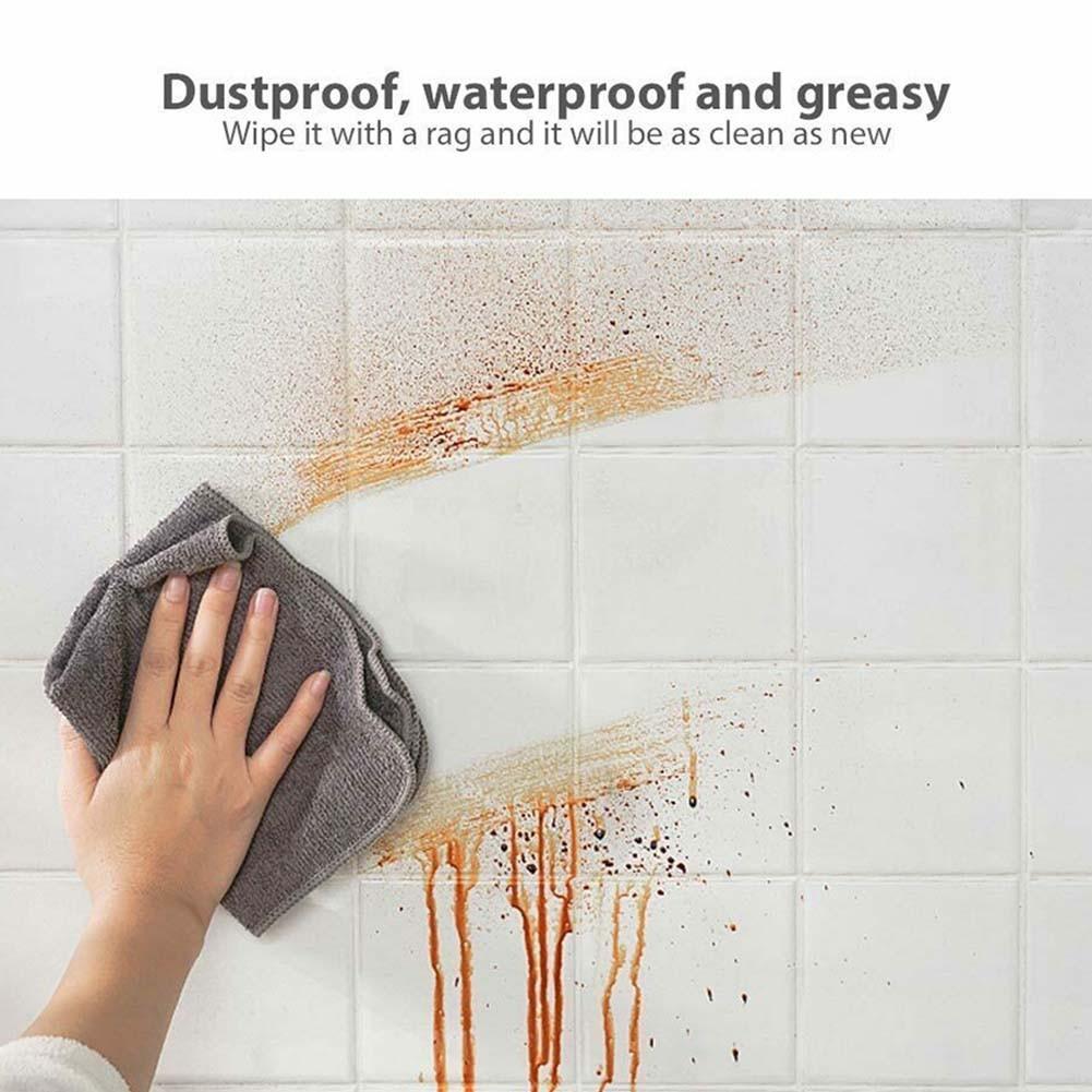 Кухонная масляная наклейка на стену, прозрачная самоклеящаяся пленка, съемная защитная пленка, декор для полок и ящиков