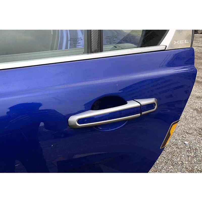 For Jaguar F-PACE FPace 2016 2017 2018 Car Styling Cover Detector Inner Stick Frame Trim ABS Door Handle 8pcs