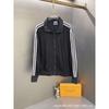 Mens Retro Striped Track Jacket Unisex Stand Collar Sport Coat All