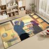 1 шт. Знак привязанности Аниме Впитывающие коврики для ванной Нескользящие коврики Товары для домашнего декора Ковры Домашние кухонные напольные коврики