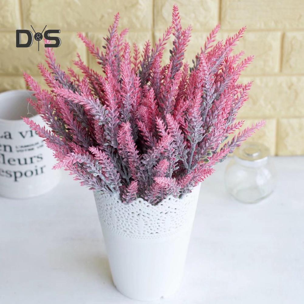 Искусственные поддельные цветы лаванды, растения, свадебная вечеринка, украшение для дома и офиса