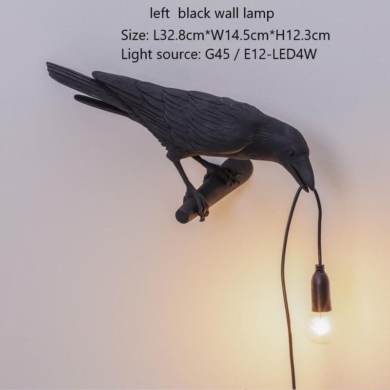Led Desk Lamp Lucky Bird Living Room Bedroom Bedside Raven Lamp Home Decor Fixtures
