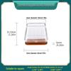 Бесшумные износостойкие прямоугольные чехлы из ТПЭ для ножек стульев для деревянных полов