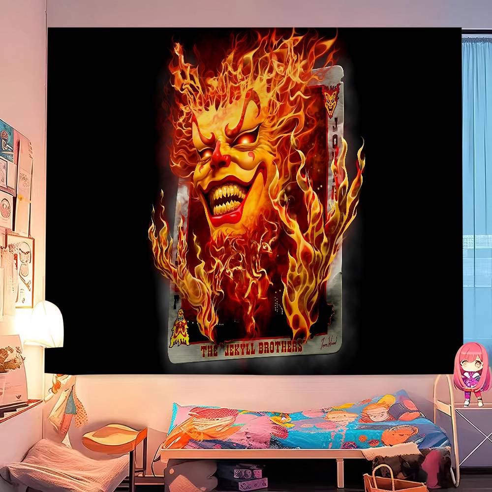 Insane Clown Posse Band Printed Large Wall Tapestry Wall Hanging Decoration Household Decor Blanket