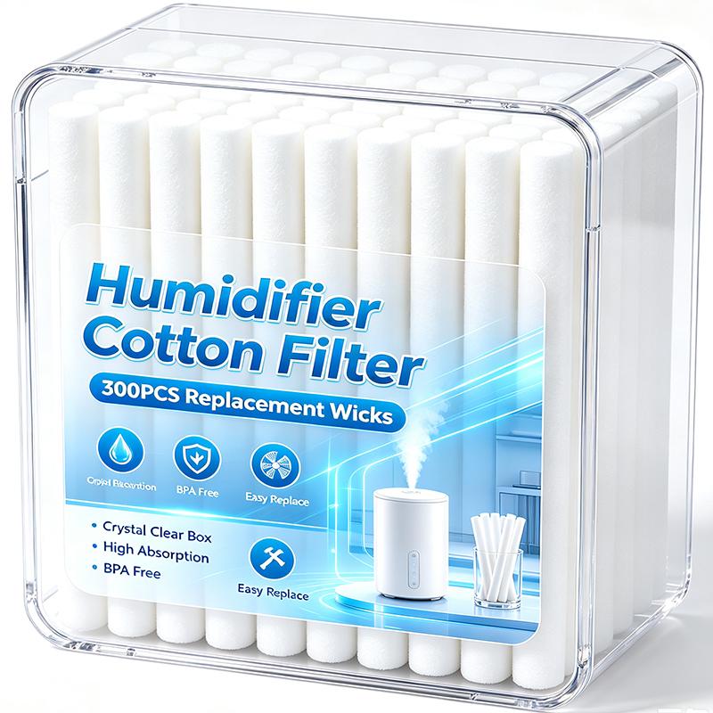 6/7/8mm Humidifier Filter Cotton Swab for Air Humidifier Evenly Out Aroma Diffuser Mist Maker Replacement Cotton Sponge Sticks