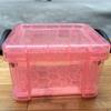 Multi-functional Mini Buckle Storage Box Transparent Desktop Organizer Box  Stationery