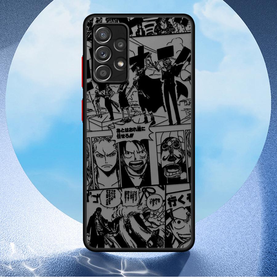 Ones Pieces Anime Case for Samsung Galaxy A54 A53 A73 A33 A52S A72 A17 A52 A35 A56 A55 A34 A36 A14 A23 A16 A15 Phone Cover