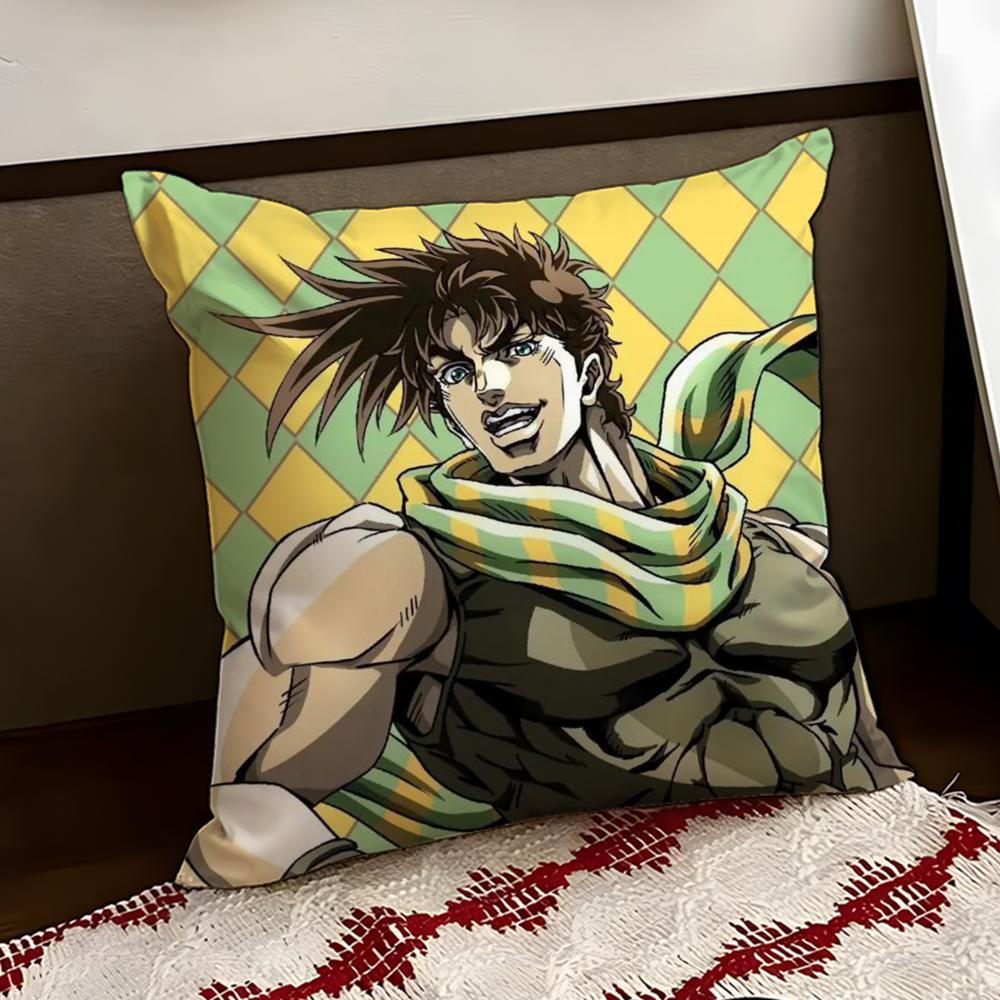 JJoJos Невероятные приключения Наволочка Двусторонняя Мягкая Прочная Наволочка для Подушки Дом Автомобиль Многоцелевое Использование для Ежедневного Комфорта