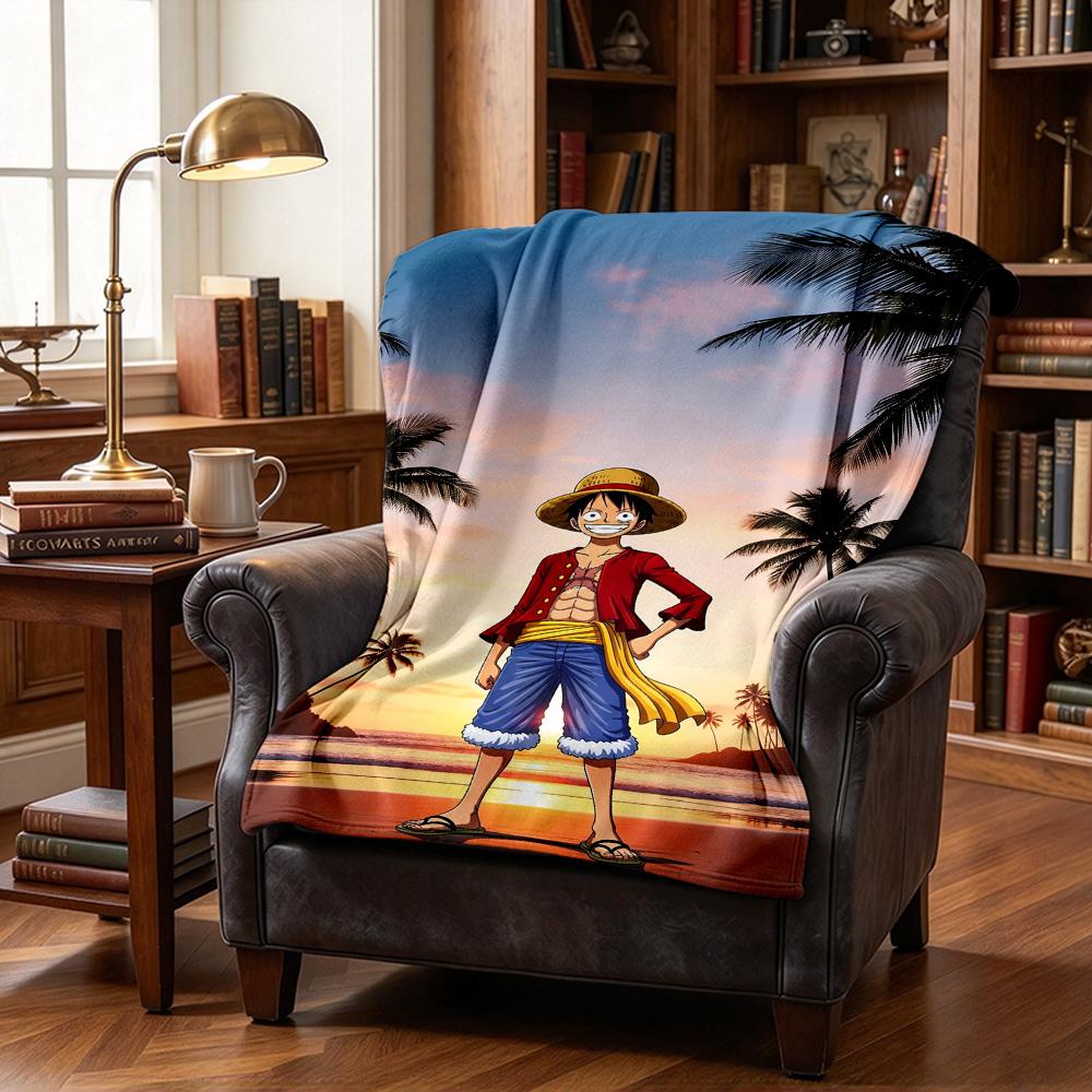 Pirate AdventureSoft Throw Blanket Flannel Blanket Warm Sofa Bed Camping home Decor Unique Christmas Gift C38
