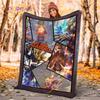 Katsuki Bakugo My Hero Academia фланелевое одеяло Midoriya Izuku диван-кровать плюшевое аниме Merch Shoto Todoroki Manga постельное белье одеяло