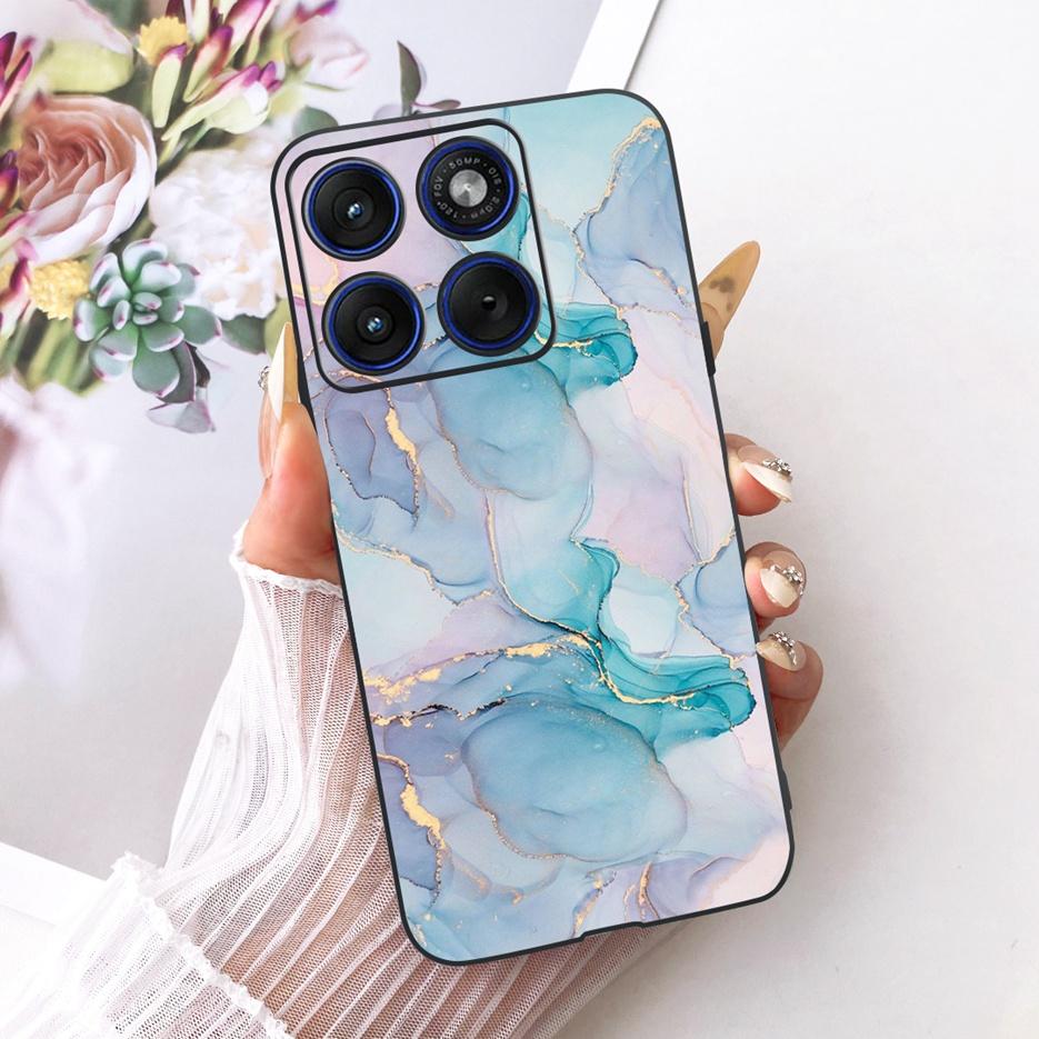 For Motorola Edge 70 Case XT2601-2 Cute Cat Peacock Painted Cover Soft Silicone Case For Motorola Edge 70 Fusion Edge70 5G Shell