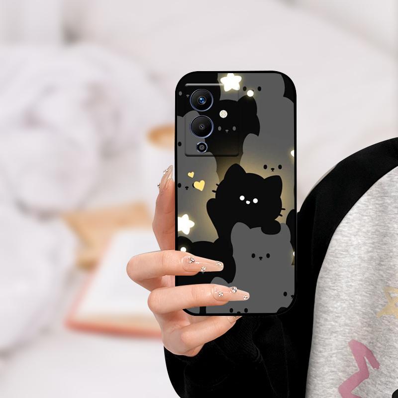 For infinix NOTE 12 PRO 5G Case X671B TPU Wolf Cat Silicone Bumper Cover for Infinix Note 12 Pro 5G Phone Case Note12 Pro 5G