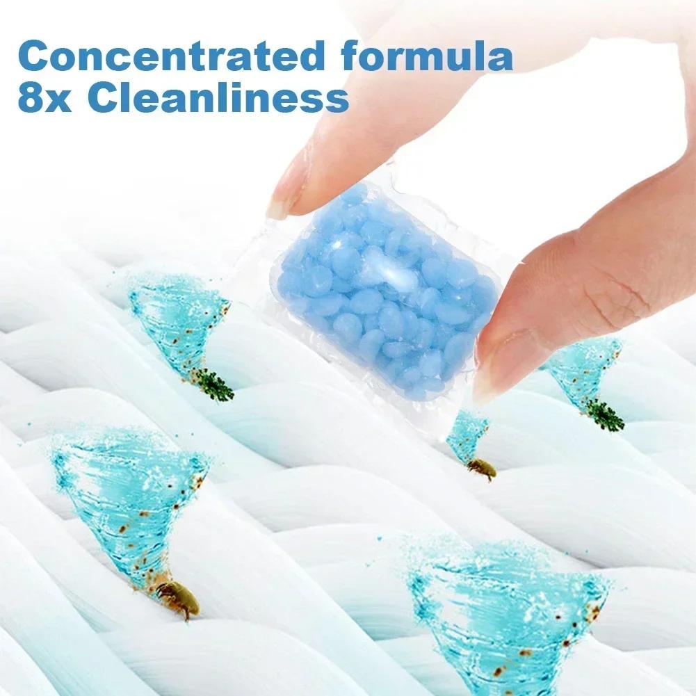 Laundry Diffuser Fragrance Bead 50pcs Scent Booster Bead Water Soluble Softener Household Cleaning Products Clothes Aromatherapy