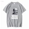 Paul Heyman The Wise Man Black T shirt vintage Washed Unisex Slightly Stretched designer clothes graphic homme Casual Stylish