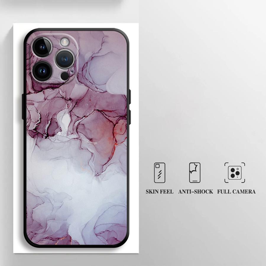 Чехол-накладка с градиентом «Морской мрамор» черного цвета для Google Pixel 7 Pro 9 Pro XL 7a 9a 6a 8 Pro 8a 6 Pro