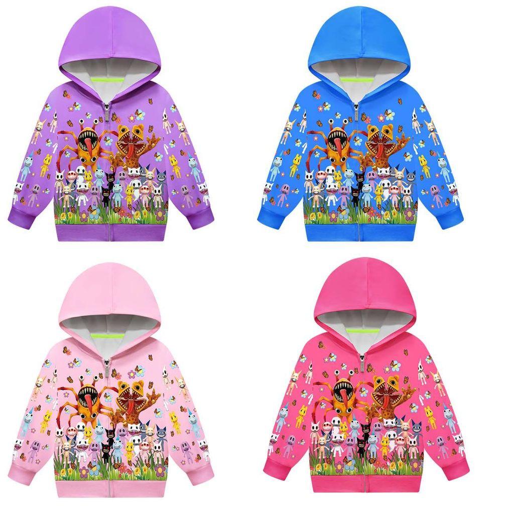 79086 Kids Boys Girls Game Animal Hospital Hooded Zipper Long Sleeves Jacket