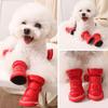 Winter Pet Dog Shoes For Small Dogs Warm Fleece Puppy Pet Shoes Waterproof Dog Snow Boots Chihuahua Yorkie Shoes Pet Products