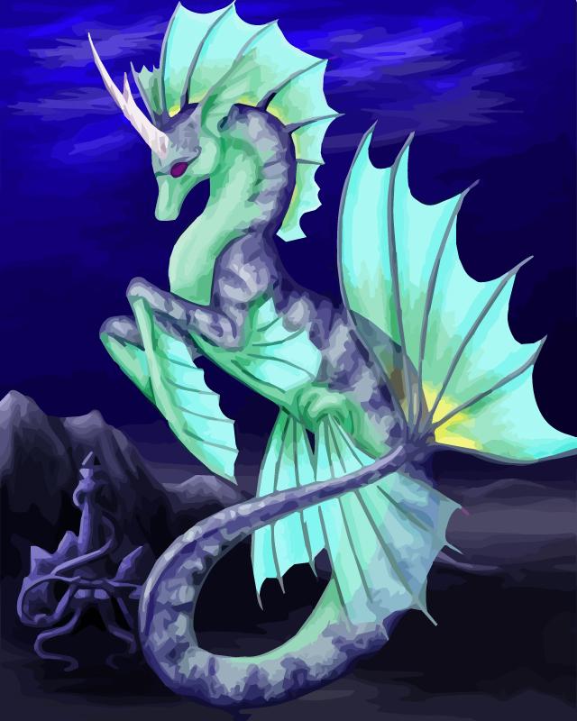 40x50 см картина маслом по номерам рисунок дракона на холсте ручная роспись художественный подарок DIY картина по номерам наборы животных домашний декор