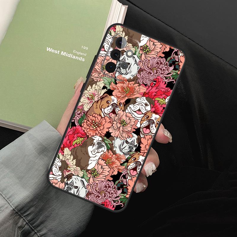 English Bulldog For Samsung Galaxy A05 A06 A36 A26 A16 A54 A34 A14 A22 A32 A52 A55 A35 A15 A53 A13 A56 Case